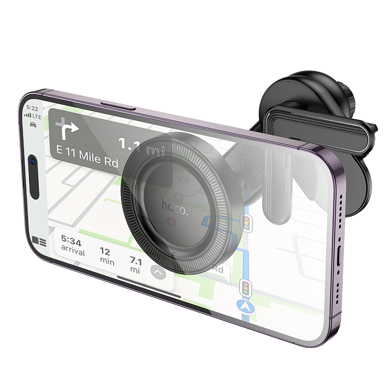 Hoco Ring Magnetic Car Holder for Display H57 - Black